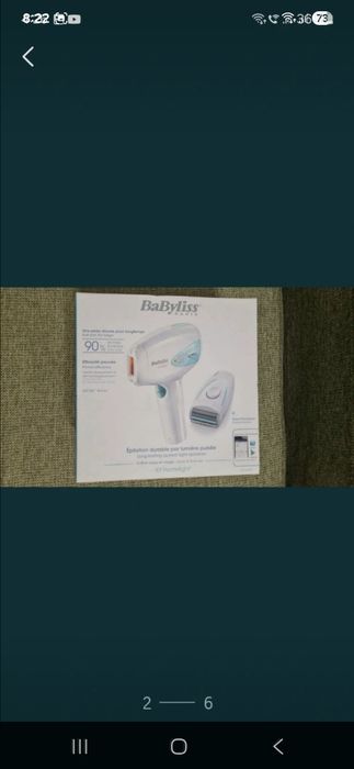 Aparat epilare definitiva babyliss