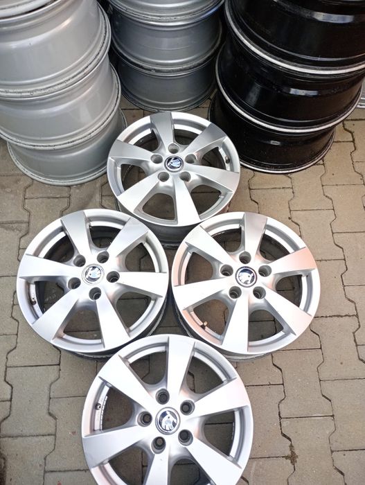4jante 5x112 R16 potrivesc pe skoda octavia2 3superb iety