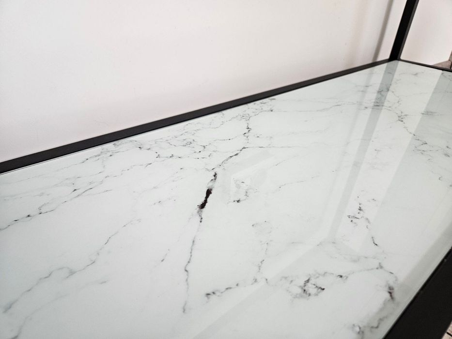 Конзолна маса стъкло от мрамор