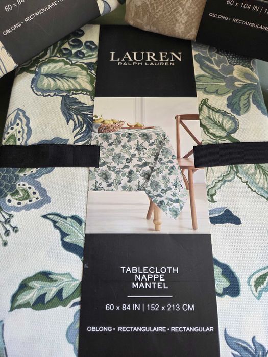 Луксозни нови покривки за маса Ralph Lauren 152х264см.