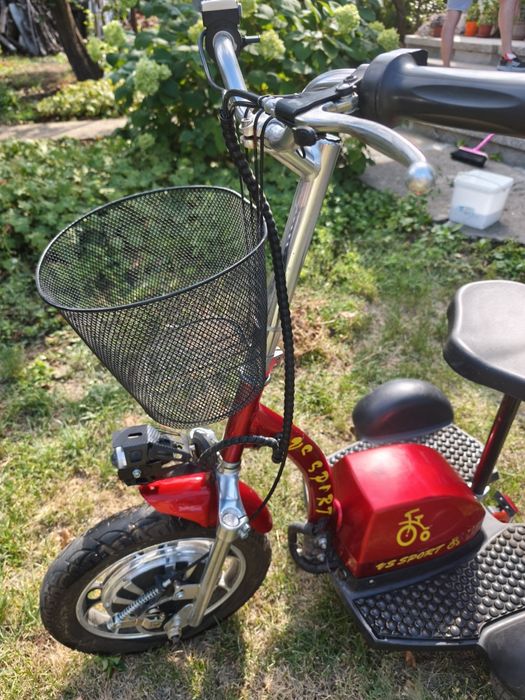 Електрическа триколка VS SPORT с кошница и фарове в перфектно състояни