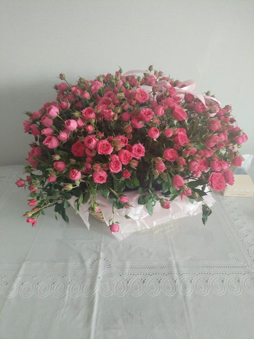 Корзина с цветами