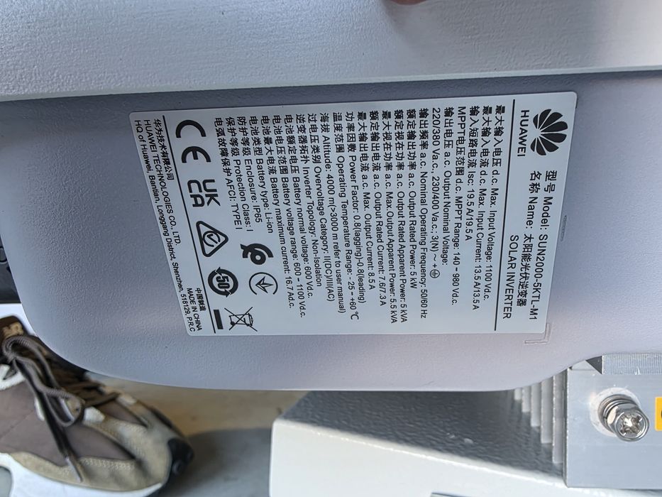 Invertoare Huawei trifazic 5kw/6kw/10kw si mono 6kw