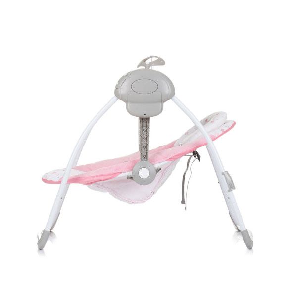 CHIPOLINO Електрическа бебешка люлка MOONLIGHT ФЛАМИНГО