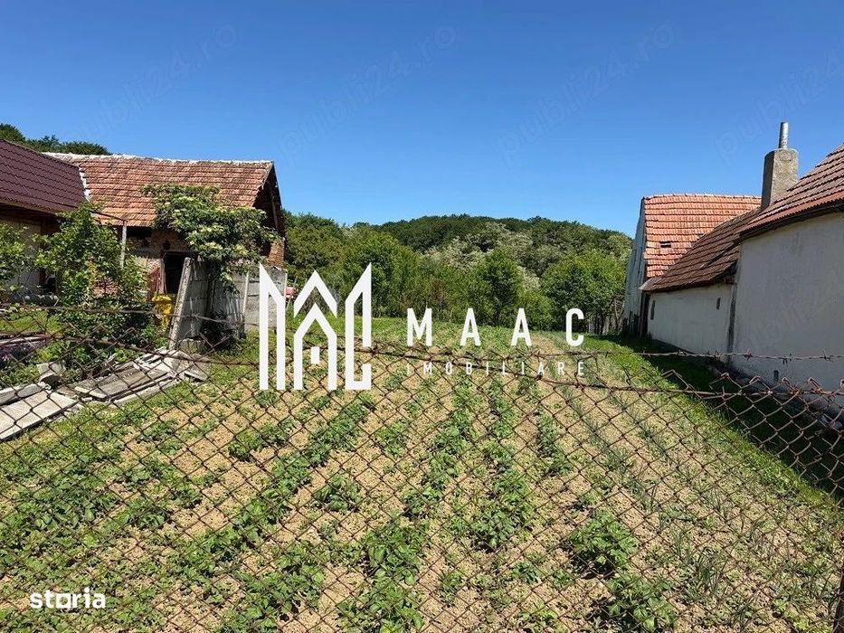 Teren intravilan 600 mp | Bradu | curent și gaz la poartă