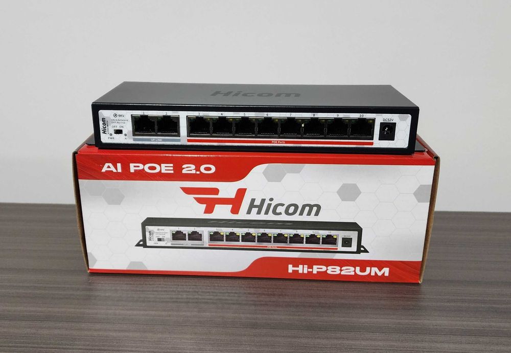 Hicom Ai Poe switchlari 4+2 va 8+2