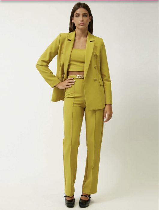 Костюм  Influencer лимоненожълто
