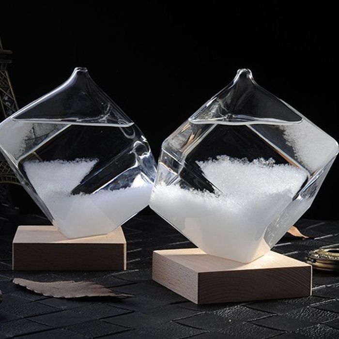 Бутилка за метеорологична станция Storm Glass Cubic Crystal Weather