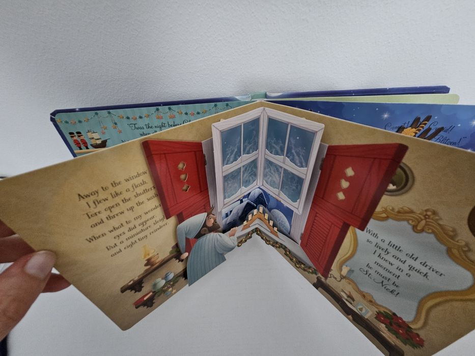 Cărți copii engleză Usborne – cu lumini & pop-up 3D (stare foarte bună