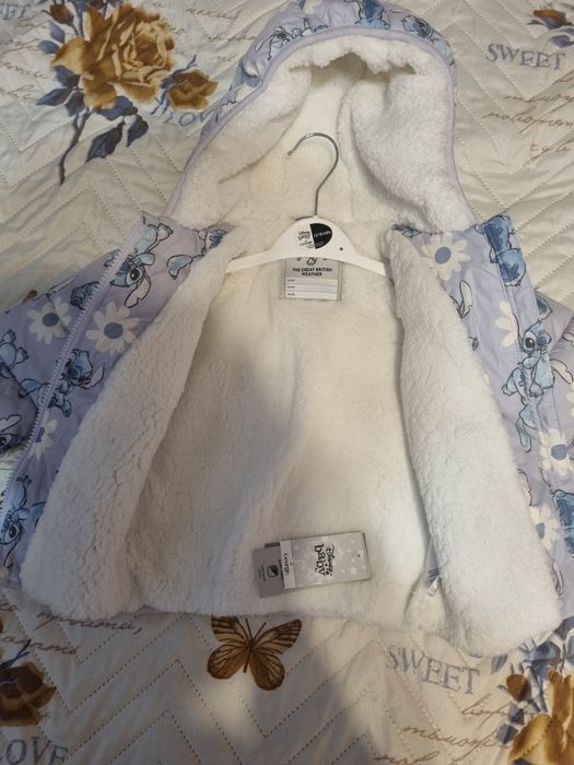 Продавам Ново детско яке на Disney, марка George от 12–18м.