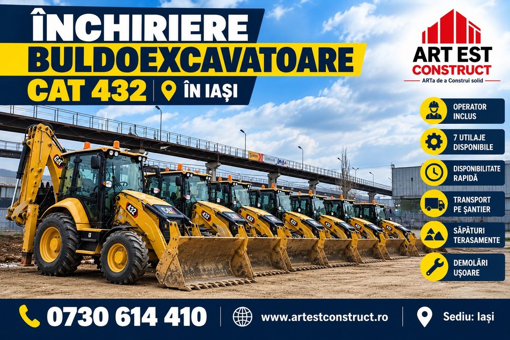 Inchirez Buldoexcavator, excavator, buldo