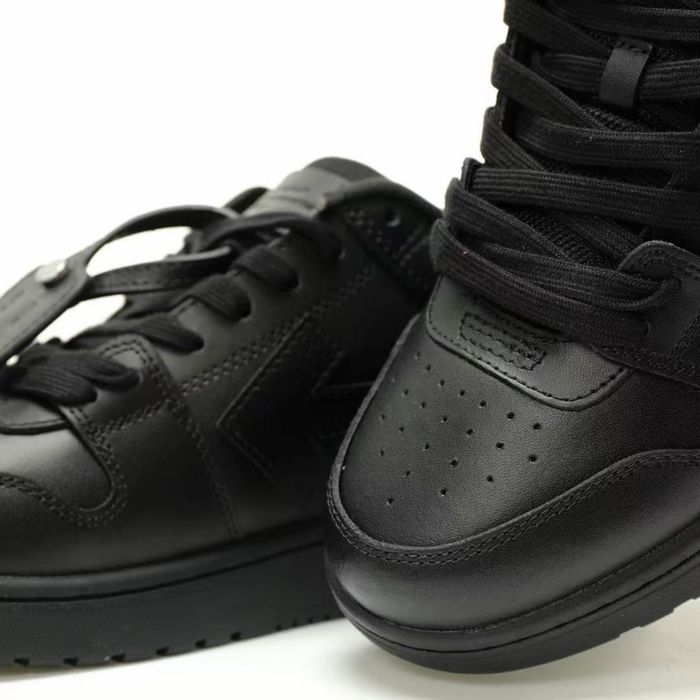Off-White White Out Of Office Sneakers Black, Poze Reale