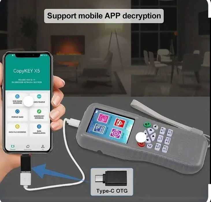 Дубликатор ключей RFID с Wi-Fi, 125 кГц, 13,56 МГц
