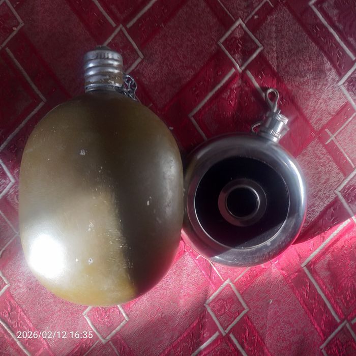 Фляжка алюминиевая