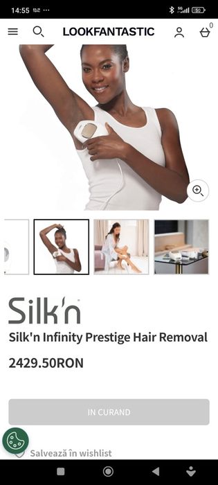 Aparat epilare definitiva Silk'n Infinity