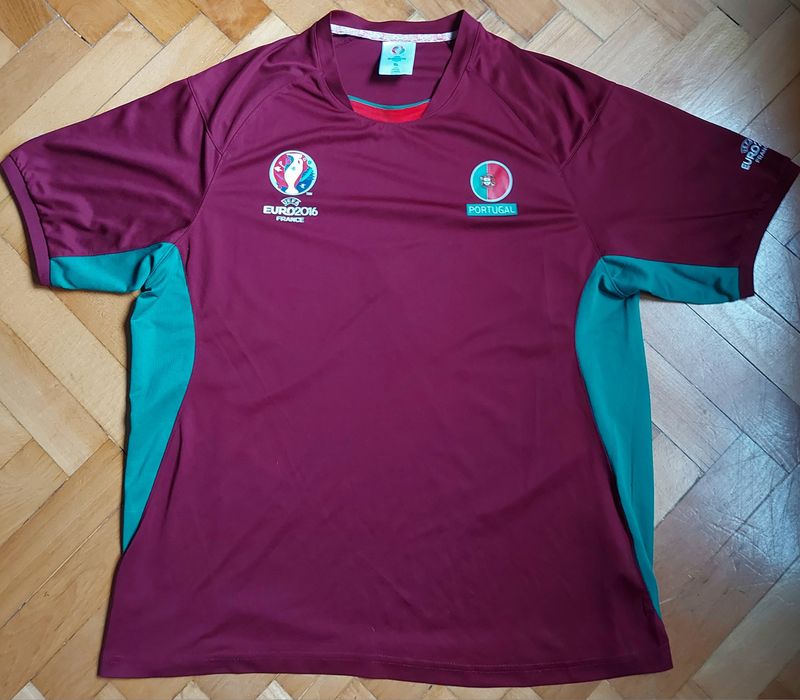 Tricou Fotbal Uefa France Euro 2016 Portugal Team 100% Original