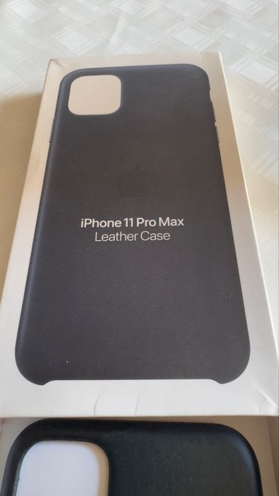 Husa iphone 11 pro max originala piele naturala