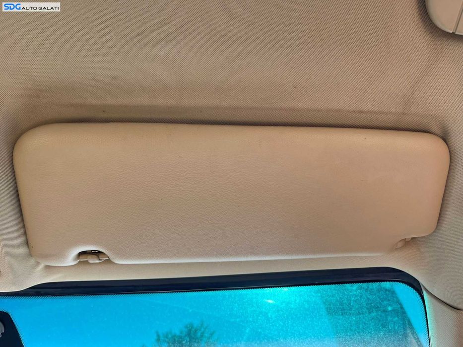 Parasolar Dreapta Pasager Piele Crem BMW Seria 5 E60 E61 2003 - 2010 [1722]