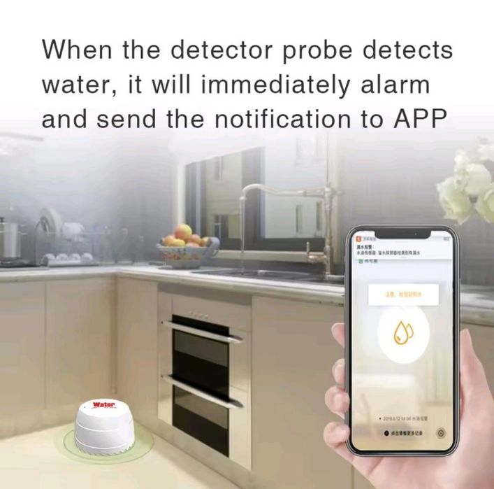 Смарт WiFi детектор за вода