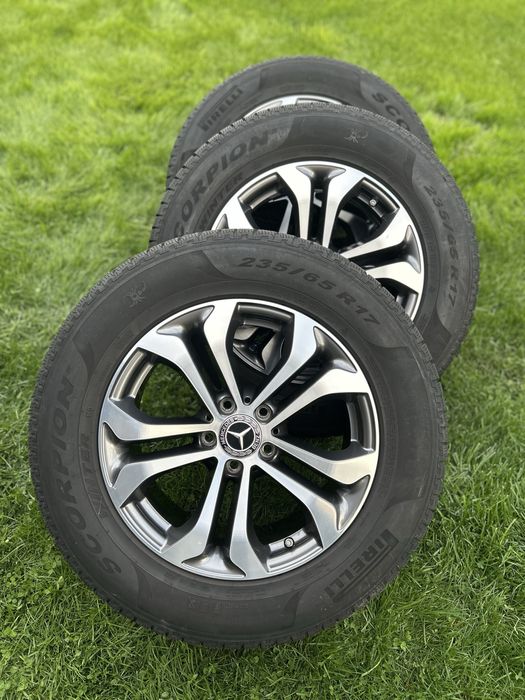Jante Set roti Mercedes GLC 5x112 cu Inele merg pe VAG Vw Skoda Seat