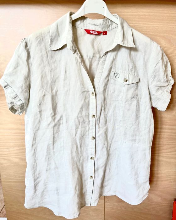 Ленена къса риза Fjallraven FJÄLLRÄVEN Patagonia Solomon arcterix