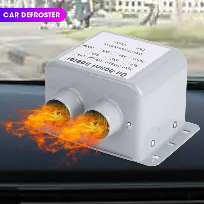 Incalzitor/Dezghețător parbriz 2-aerisiri încălzire rapidă 5s 12V 800W – 12V 800W
