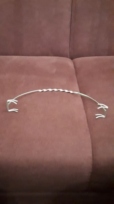 Серебряная ручка для лягонов и тарелок