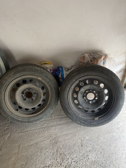 Jante 5x120 R16 cu cauciucuri 205/55/16