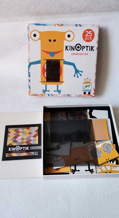 Joc copii Magnetic de Construcție – Kinoptik Animonsters Djeco