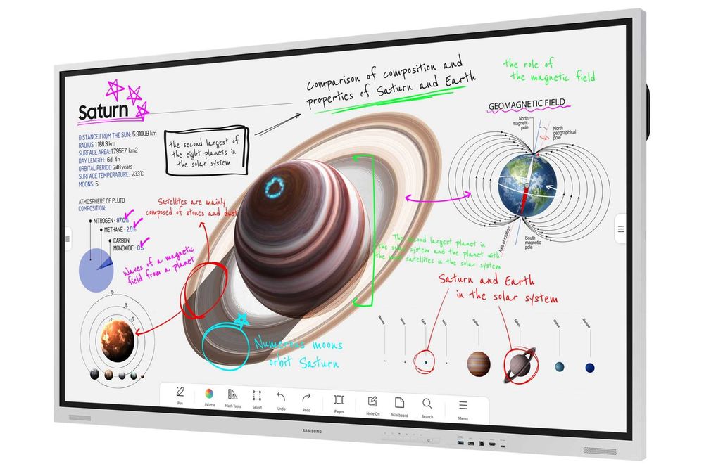 } Цифровой флипчарт Samsung Flip Pro 85" LH85WMBWLGCXCI /VA/4K