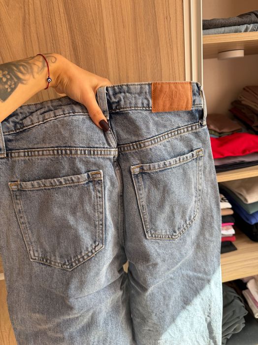 Дънки Zara висока талия