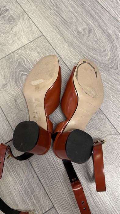 Sandale piele lacuita Musette