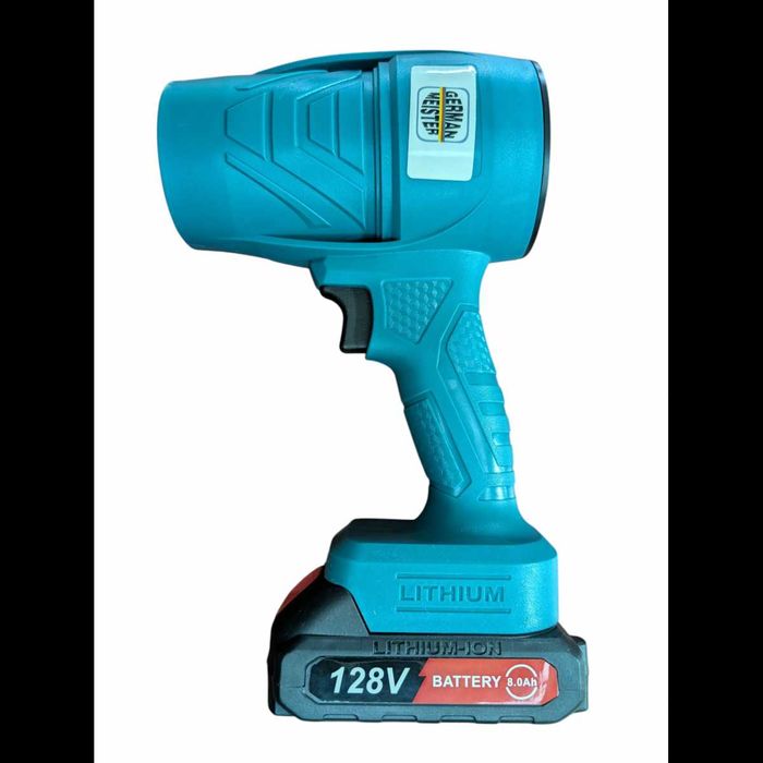 Suflantă aer portabilă GERMAN MEISTER cu 2 acumulatori 128V 8Ah