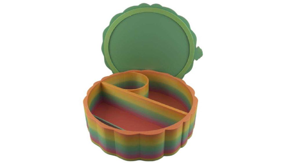 3D принтирана козметична кутия с капак