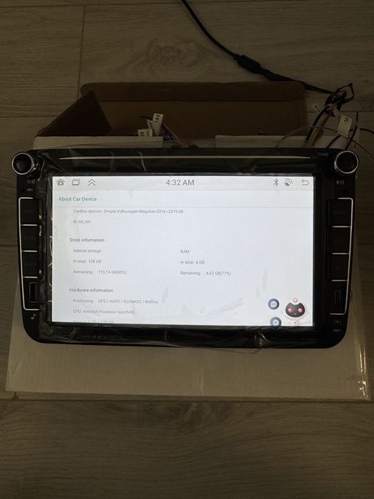 Navigatie Premium Android 15 6GB RAM + 128 GB ROM - VW / Seat / Skoda