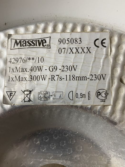 Напольный светильник торшер Massive