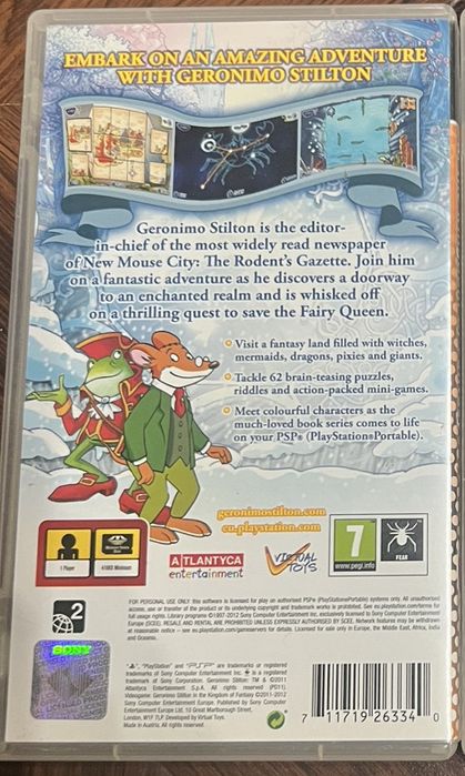 PSP Joc Geronimo Stilton In The Kingdom Of Fantasy