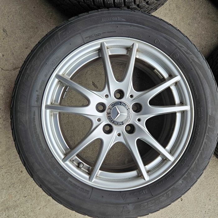 Roti/Jante/Jenti originale Mercedes Clasa A B C CLA | Bridgestone 205/55 R16