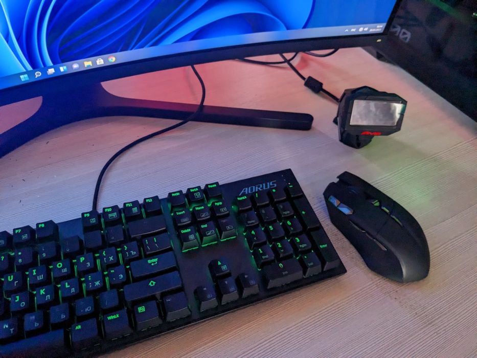 Игровой компьютер в сборе