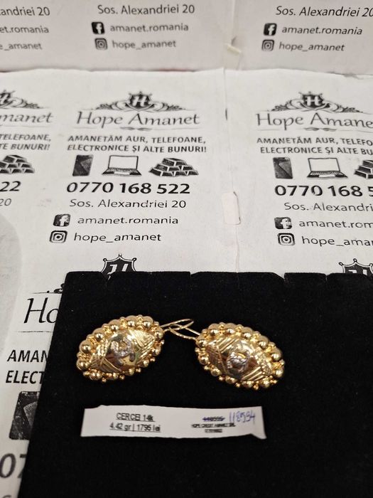 Hope Amanet P1/CERCEI aur 14k/4.42gr