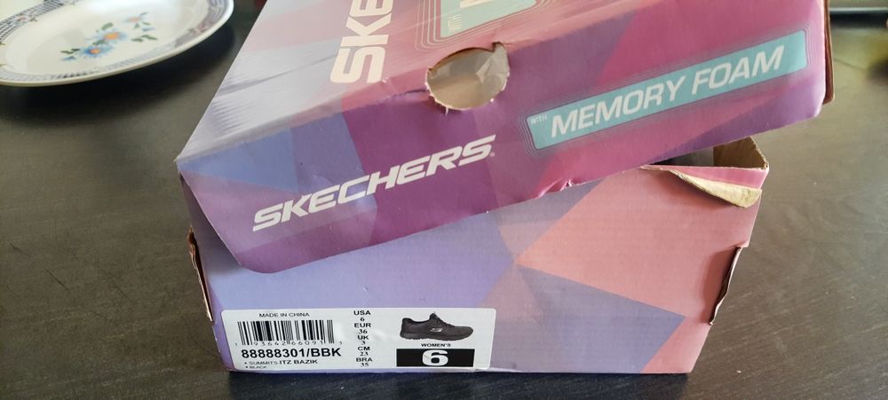 Pantofi sport/casual dama Skechers 88888301 BBK