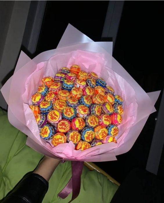 Chupa-chups buket,Чупа чупс букеты Dollar buket Mandarin Buket kapalak
