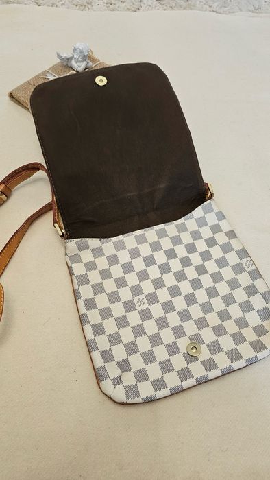 Geanta LV piele si canvas