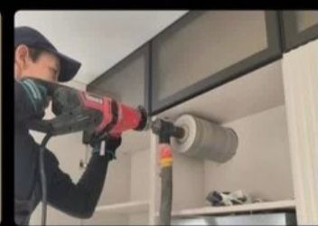 Девор тешиш, Almazniy bur, Devor teshish. Алмазное бурение