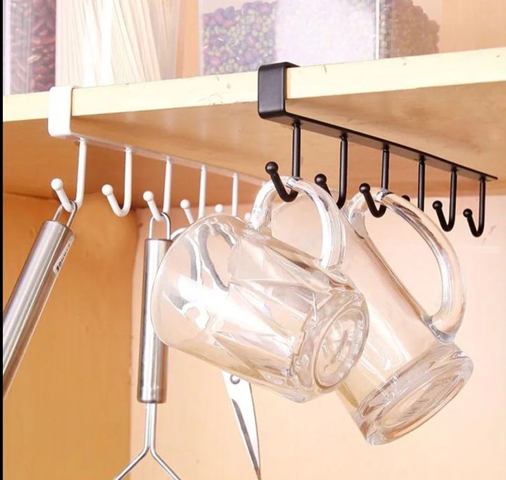 Железный 6 крючков полка для хранения