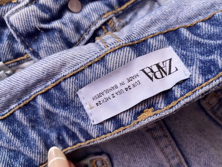 Дънкини къси панталонки ZARA 20 лв