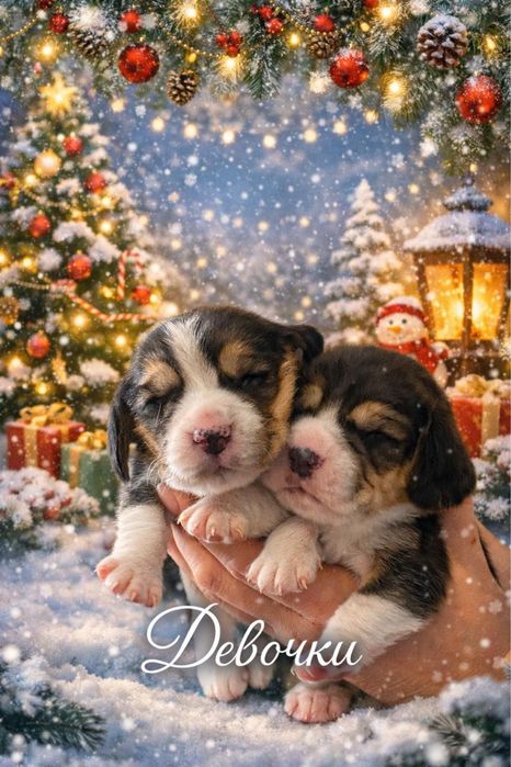 Щенки бигля, питомник