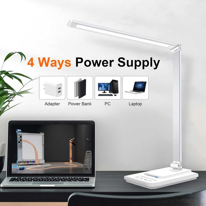 ЛЕД настолна лампа oxylops с различни режими и грижа за очите