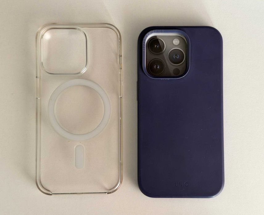 Apple iPhone 14 Pro 256 GB Deep Purple + 2 калъфа