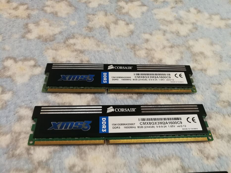 Memorie Corsair, XMS3, 16GB 4X4, DDR III, 1600 MHZ.